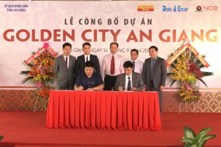 NCB tài trợ và cho vay độc quyền Dự án Khu đô thị Golden City An Giang