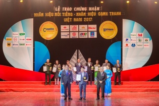 SHB được vinh danh trong top 20 nhãn hiệu nổi tiếng Việt Nam năm 2017