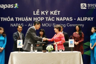 Alipay ký kết với Napas: Chính thức phục vụ khách du lịch Trung Quốc tại Việt Nam