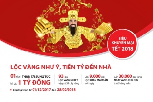   Maritime Bank treo giải thưởng 1 tỷ đồng cho khách giao dịch