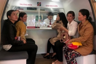 Ngân hàng lưu động đầu tiên có mặt tại Quảng Ngãi