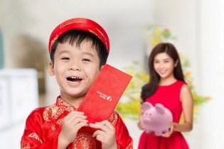 ‘Võ’ dạy con sử dụng tiền lì xì