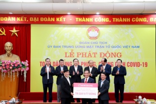 Agribank ủng hộ 10 tỷ đồng chung tay phòng chống dịch COVID-19