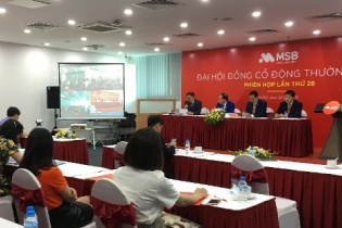 Đại hội cổ đông MSB: Lợi nhuận tăng 12%, chia cổ tức 10%, "dọn" sạch nợ tại VAMC