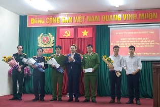 BIDV khen thưởng lực lượng công an, bộ đội và bảo vệ  bắt cướp ngân hàng