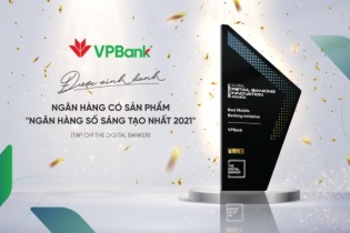 Ngân hàng duy nhất của Việt Nam nhận giải thưởng "Ngân hàng số sáng tạo nhất 2021"