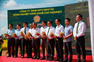 Ra mắt công ty con AGM-Agritech, Angimex hoàn thiện chuỗi cung ứng lúa gạo