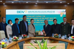 BIDV dành 20 tỷ đồng tặng quà Tết cho người nghèo dịp Xuân Quý Mão 2023 