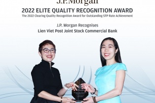 Lienvietpostbank đạt chất lượng tuyệt đối về điện Thanh toán quốc tế và Tài trợ thương mại