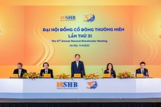 ĐHĐCĐ SHB: Lợi nhuận vượt 10.000 tỷ đồng, chia cổ tức 18%, tiếp tục kế hoạch tìm đối tác ngoại
