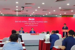 ĐHĐCĐ MSB 2024: Mục tiêu lợi nhuận tăng 17%, chia cổ tức 30% để tăng vốn