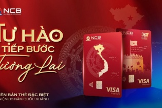 NCB ra mắt thẻ visa Tự Hào mừng kỷ niệm 80 năm Quốc Khánh