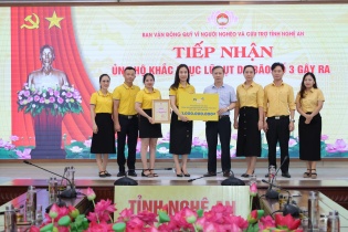 PVcomBank hỗ trợ nhân dân Nghệ An 1 tỷ đồng khắc phục hậu quả bão số 3 (bão Wipha)