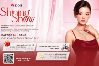 DOJI tung đặc quyền "khủng" tại triển lãm trang sức Shining Show Đà Nẵng