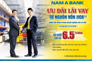 Nam A Bank ưu đãi lãi vay từ  6,5% cho doanh nghiệp vừa và nhỏ 