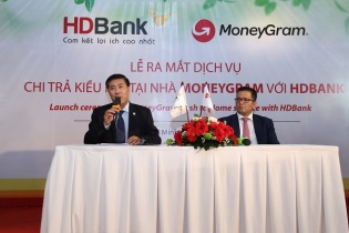 HDBank và MoneyGram ký kết hợp tác cung ứng dịch vụ chi trả kiều hối 3 tiếng tại nhà