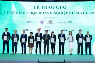 Trao giải doanh nghiệp quản trị công ty tốt nhất năm 2019