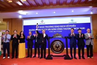 308 triệu cổ phiếu Saigonbank chính thức lên sàn UpCom sáng 15/10