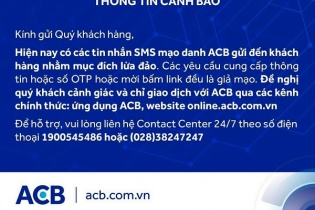 Cảnh báo các hình thức mạo danh ngân hàng lừa đảo khách hàng dịp Tết 
