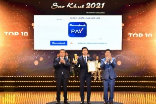 Ứng dụng Sacombank Pay đạt giải thưởng Sao Khuê 2021