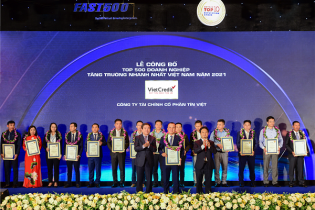 VietCredit được vinh danh trong bảng xếp hạng FAST500