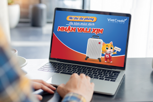 VietCredit triển khai khuyến mại tặng vali cao cấp cho khách hàng