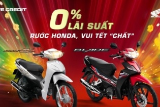 Sắm Honda mới đón Xuân với lãi suất 0%