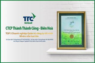 SBT tiếp tục được vinh danh Top 5 Doanh nghiệp Quản trị công ty tốt nhất năm 2021