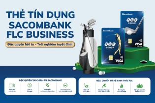 Thẻ doanh nghiệp Sacombank FLC Platinum: Dịch vụ tài chính ưu việt đến hệ sinh thế 5 sao