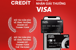 Home Credit giành được hai giải thưởng của Visa Award 2021