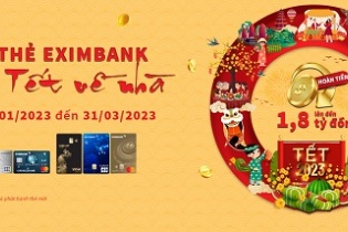 Eximbank triển khai chương trình “Cùng thẻ Eximbank, mang tết về nhà”