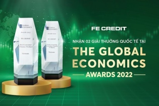 FE CREDIT vinh dự nhận 2 giải thưởng quốc tế từ tạp chí The Global Economics