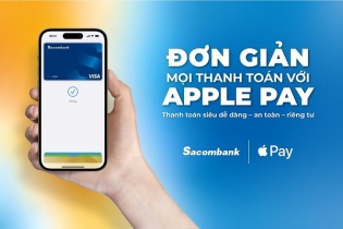 Sacombank giới thiệu Apple Pay