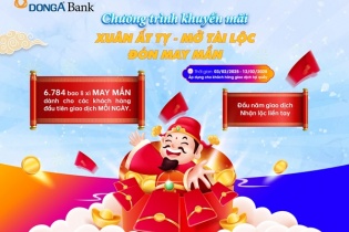 Xuân đến nhà, lộc đến tay - giao dịch ngay cùng DongA Bank