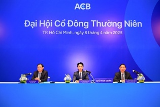 ĐHĐCĐ ACB: Chia cổ tức 25%, lợi nhuận quý I đạt 20% kế hoạch năm