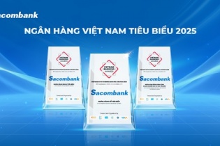 Sacombank tiếp tục được vinh danh tại giải Ngân hàng Việt Nam tiêu biểu 2025