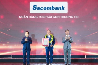 Sacombank thuộc Top 50 doanh nghiệp lợi nhuận xuất sắc Việt Nam 2025