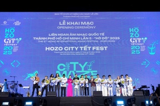 Khai mạc siêu lễ hội văn hóa, âm nhạc, sáng tạo, cộng đồng Hozo City tết Fest 2025