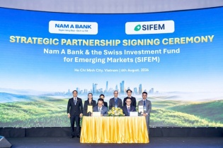 Nam A Bank đón vốn xanh từ Thụy Sĩ, nâng huy động vốn quốc tế lên 350 triệu USD