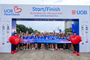 Giải chạy bộ UOB Heartbeat Run 2026 gây quỹ hơn 950 triệu đồng