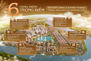 Van Phuc City khánh thành 6 công trình trọng điểm trong năm 2023