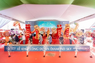 Khởi công Diamond Sky - Khu phức hợp căn hộ cao cấp đầu tiên tại Van Phuc City