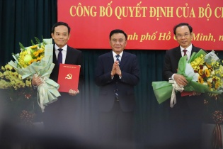 Ông Trần Lưu Quang làm Bí thư Thành ủy TP.HCM