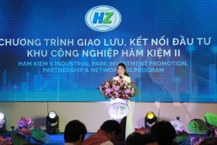 Doanh nghiệp Nhật Bản đến Khu công nghiệp Hàm Kiệm II tìm cơ hội hợp tác đầu tư