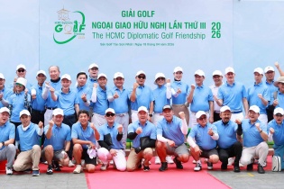 TP.HCM tổ chức Giải Golf Ngoại giao Hữu nghị lần III