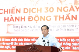 TP.HCM phát động đợt thi đua 30 ngày đêm triển khai Luật Phát triển đô thị