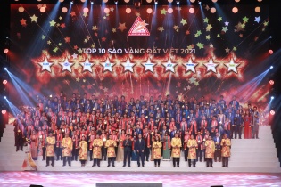 Giải thưởng Sao Vàng đất Việt 2021 tôn vinh 200 thương hiệu Việt tiêu biểu