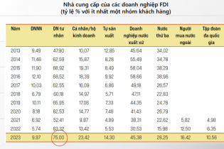 PCI 2023: Doanh nghiệp FDI tham gia sâu hơn vào thị trường Việt Nam