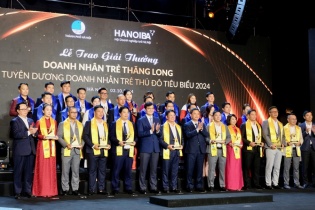  Tôn vinh Top 10 Doanh nhân trẻ Thăng Long năm 2024
