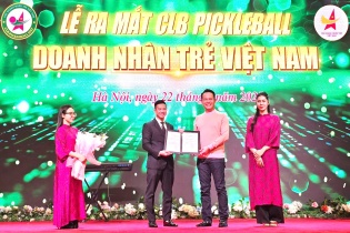 Ra mắt Câu lạc bộ Pickleball Doanh nhân trẻ Việt Nam